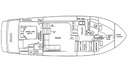 Tollycraft 44 ft Cockpit Motor Yacht CMY 1990 YX0100000346