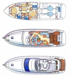 Azimut 58 ft Euro Motoryacht 1998 YX0100000187