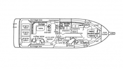 Bayliner 45 ft 4588 Pilothouse Motoryacht 1991 YX0100000460